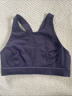 Lululemon Women's High-Neck Support Sports Bra - deep plum, 12